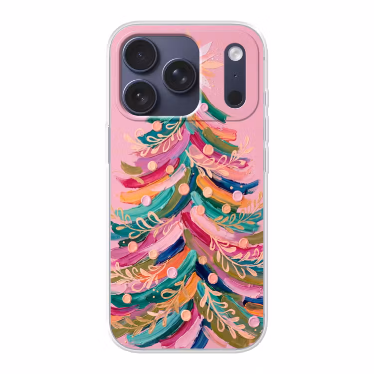 Handyhülle - Weihnachtsbaum – Abstrakt – Bunt — 1