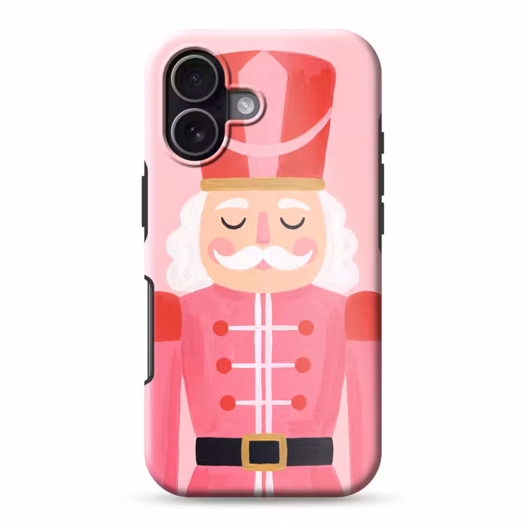 Handyhülle Toughcase - Nussknacker – rosa Illustration — 1