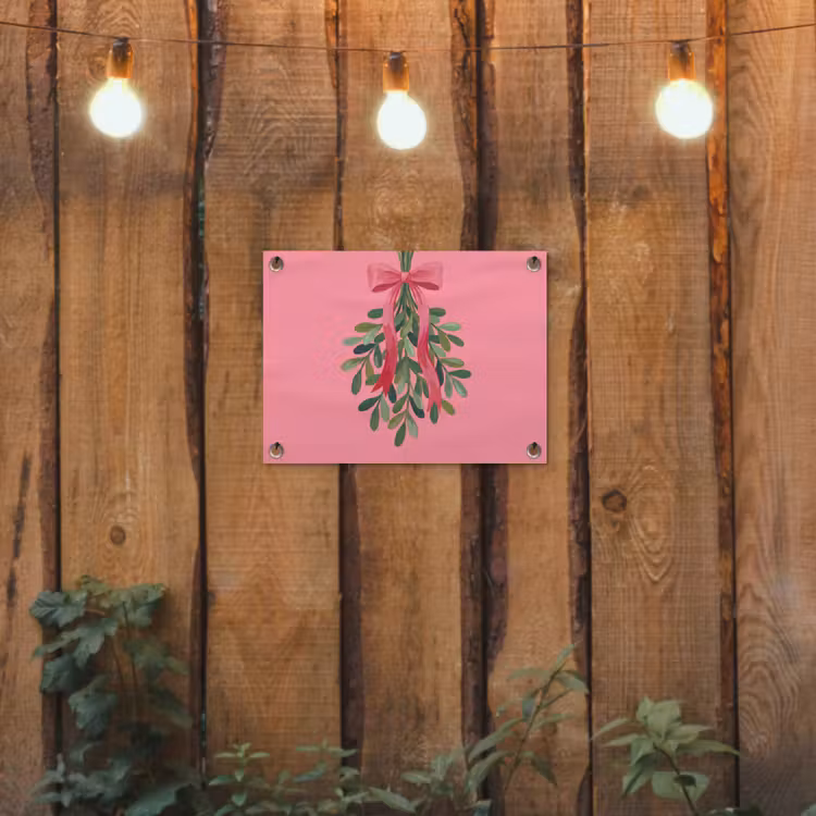 Gartenposter - Pflanze – Band – Rosa — 2