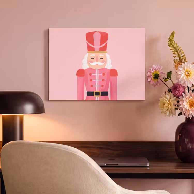 Akustikbild - Nussknacker – rosa Illustration — 6