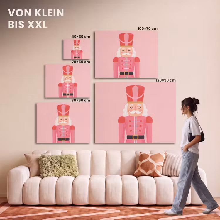 Akustikbild - Nussknacker – rosa Illustration — 7