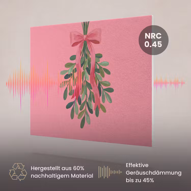 Akustikbild - Pflanze – Band – Rosa — 3