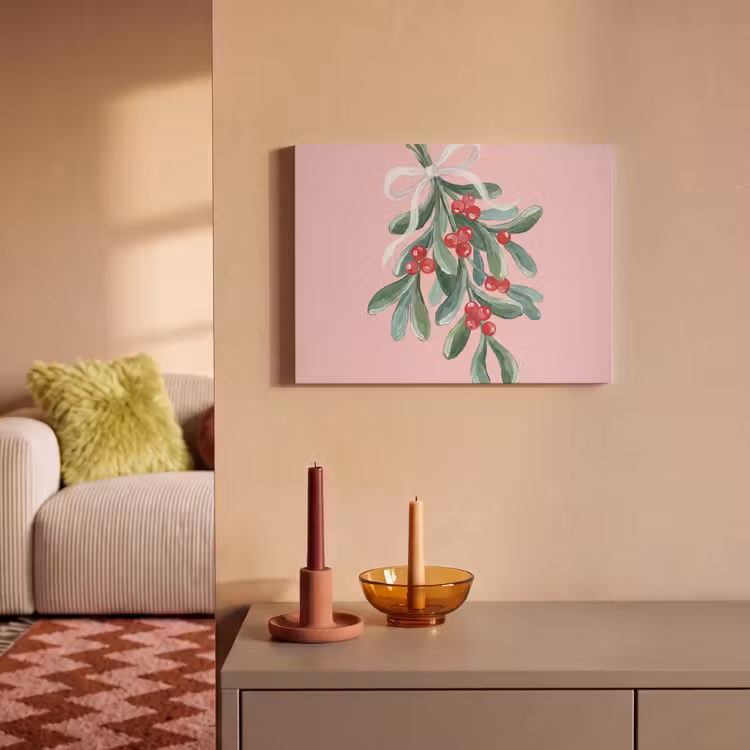 Akustikbild - Pflanze – Weihnachten – Rosa — 2