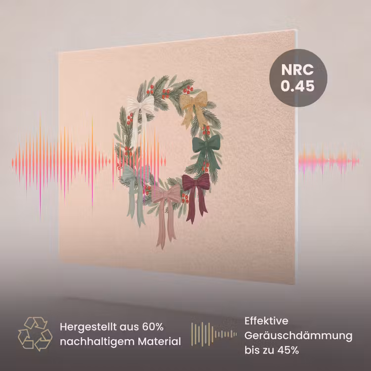 Akustikbild - Weihnachtskranz – Schleifen – Weihnachten — 3