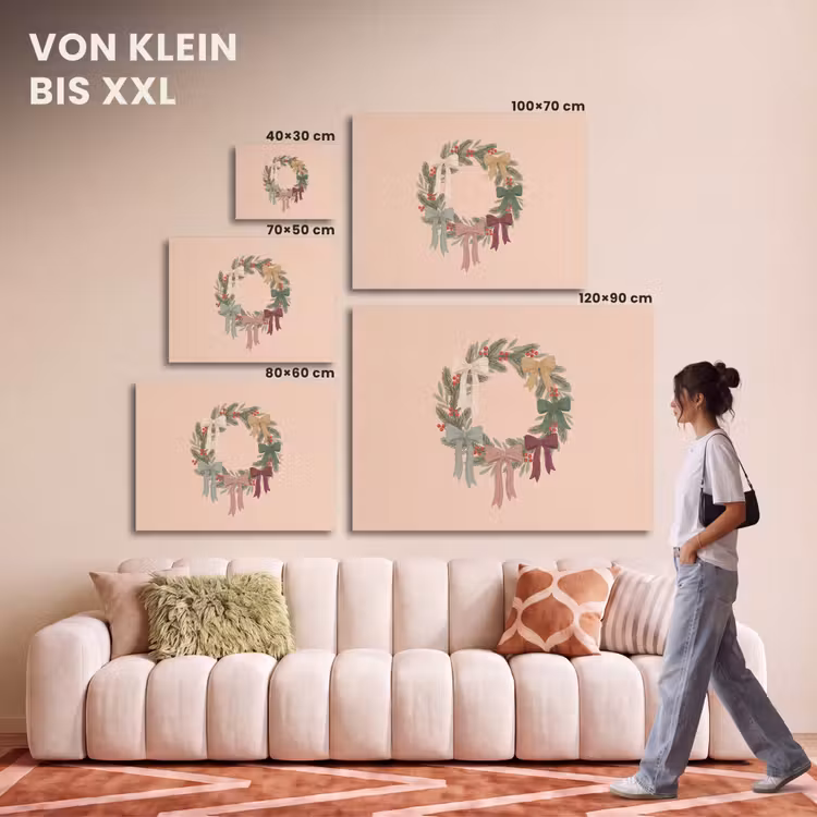 Akustikbild - Weihnachtskranz – Schleifen – Weihnachten — 7