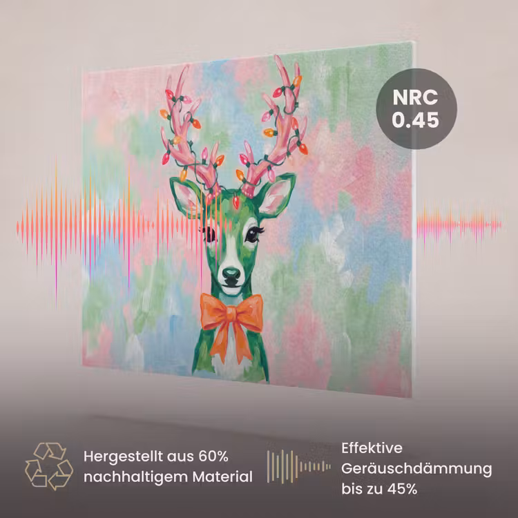 Akustikbild - Hirsch – Weihnachten – Tiere — 3