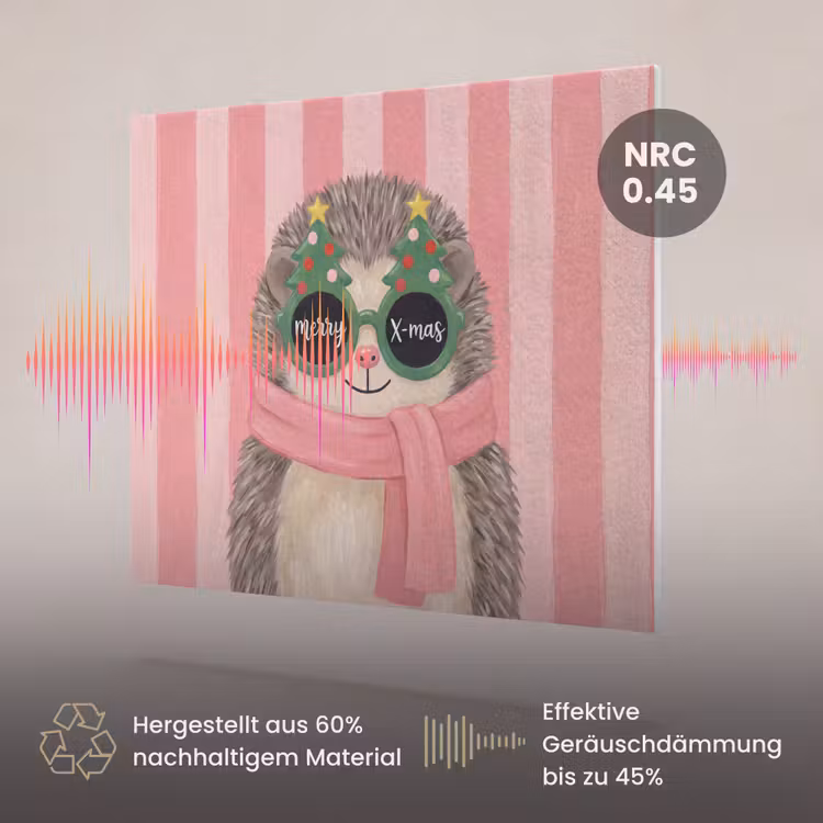 Akustikbild - Igel – Weihnachten – Illustration — 3
