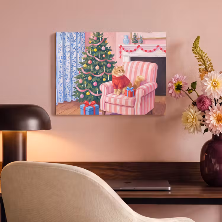 Akustikbild - Katze – Weihnachten – Inneneinrichtung — 6