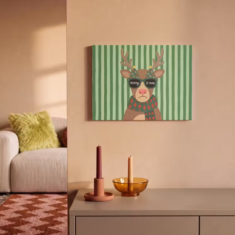 Akustikbild - Rentier – Weihnachten – Illustration — 2