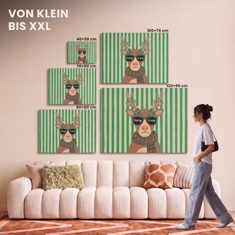 Akustikbild - Rentier – Weihnachten – Illustration — 7