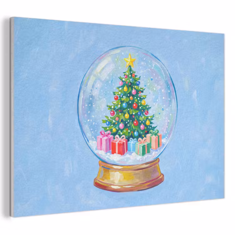 Akustikbild - Schneekugel – Weihnachten – Geschenke — 1