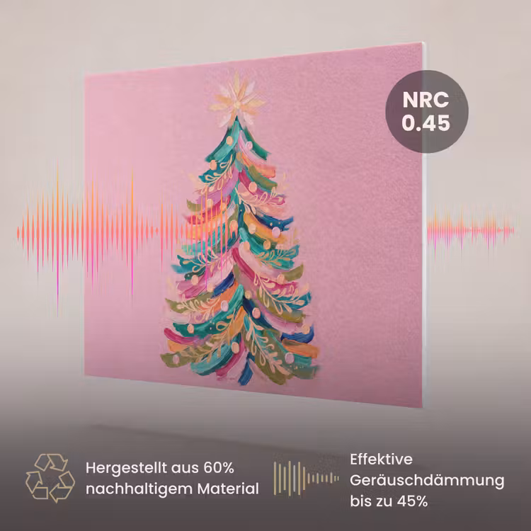 Akustikbild - Weihnachtsbaum – Abstrakt – Bunt — 3