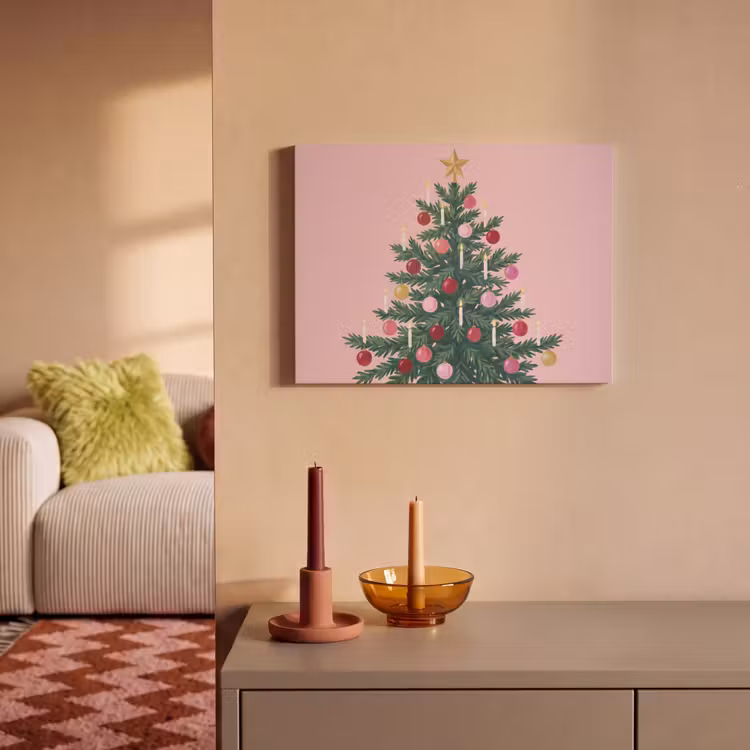 Akustikbild - Weihnachtsbaum – Weihnachten – Rosa — 2