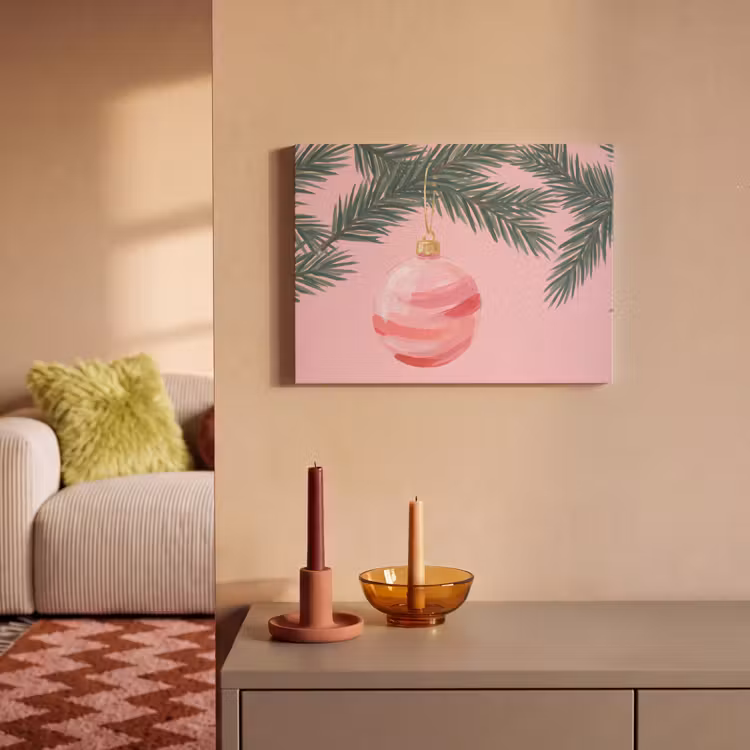 Akustikbild - Weihnachtskugel – Rosa – Weihnachten — 2