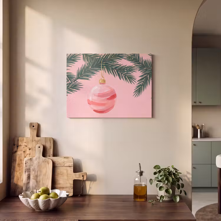 Akustikbild - Weihnachtskugel – Rosa – Weihnachten — 4