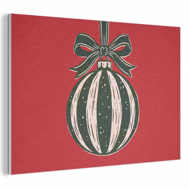 Akustikbild - Weihnachtskugel – Weihnachten – Rot — 1