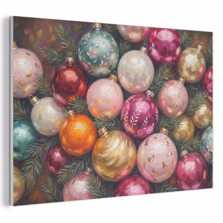 Akustikbild - Weihnachtskugeln – Bunt – Festlich — 1