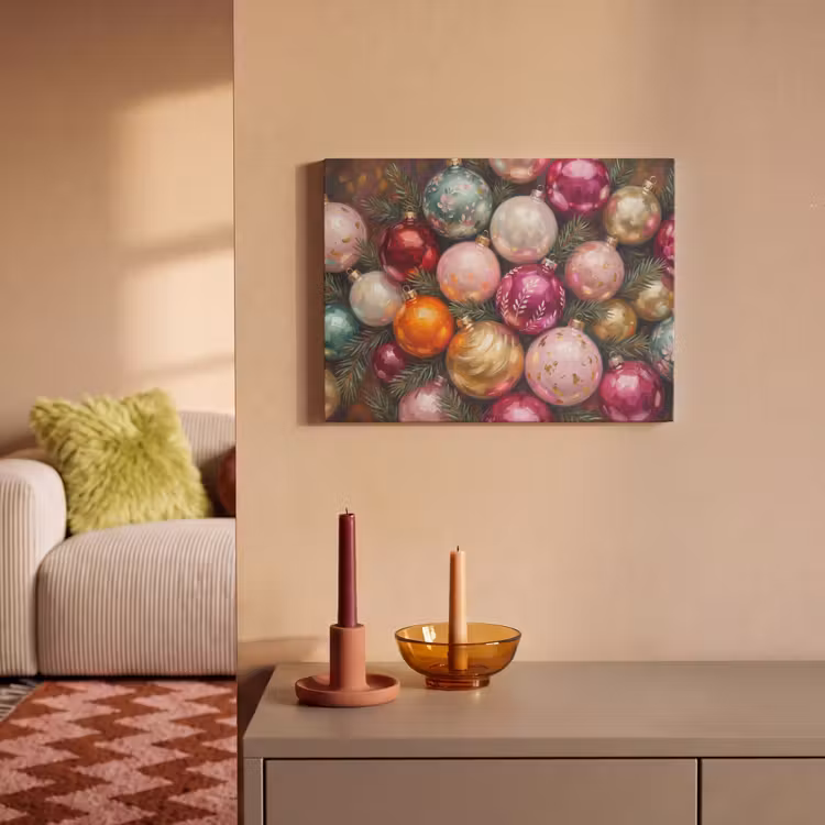 Akustikbild - Weihnachtskugeln – Bunt – Festlich — 2