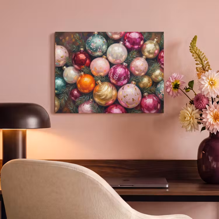 Akustikbild - Weihnachtskugeln – Bunt – Festlich — 6