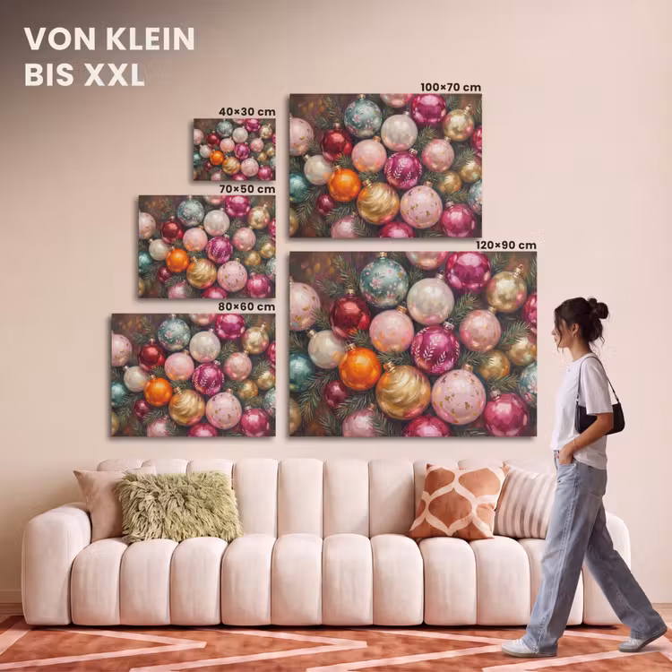 Akustikbild - Weihnachtskugeln – Bunt – Festlich — 7