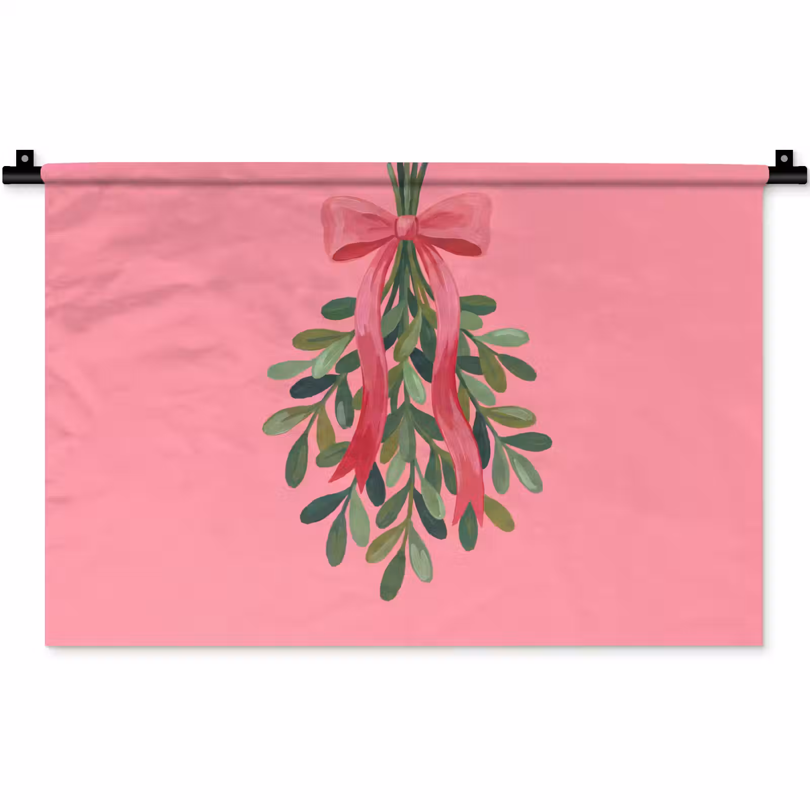Wandteppich - Pflanze – Band – Rosa — 1