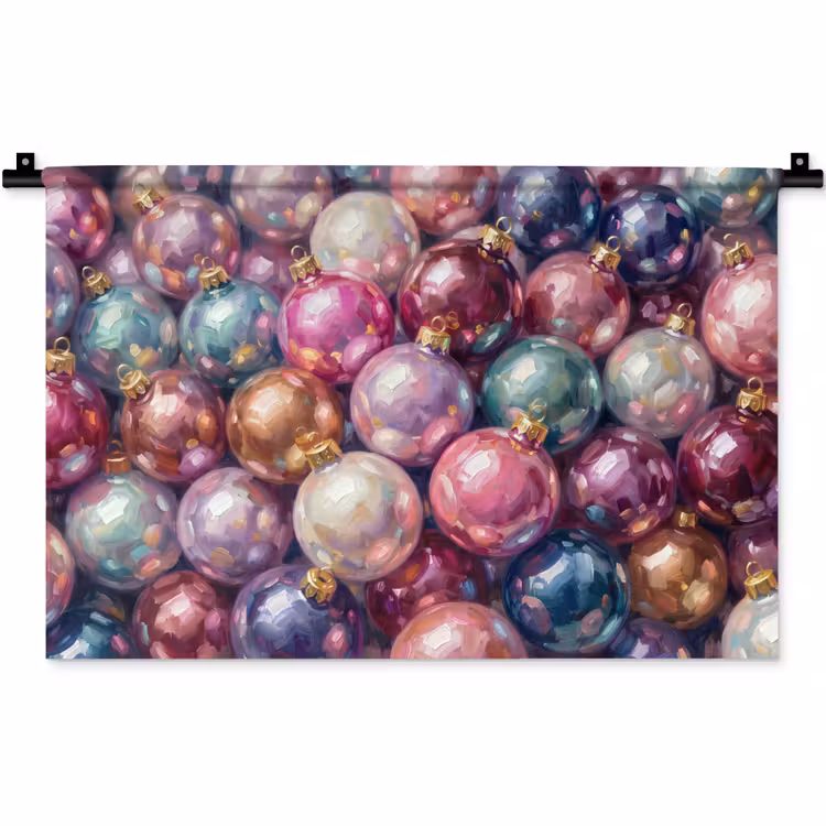 Wandteppich - Weihnachtsdekoration – Bunt – Festlich — 1