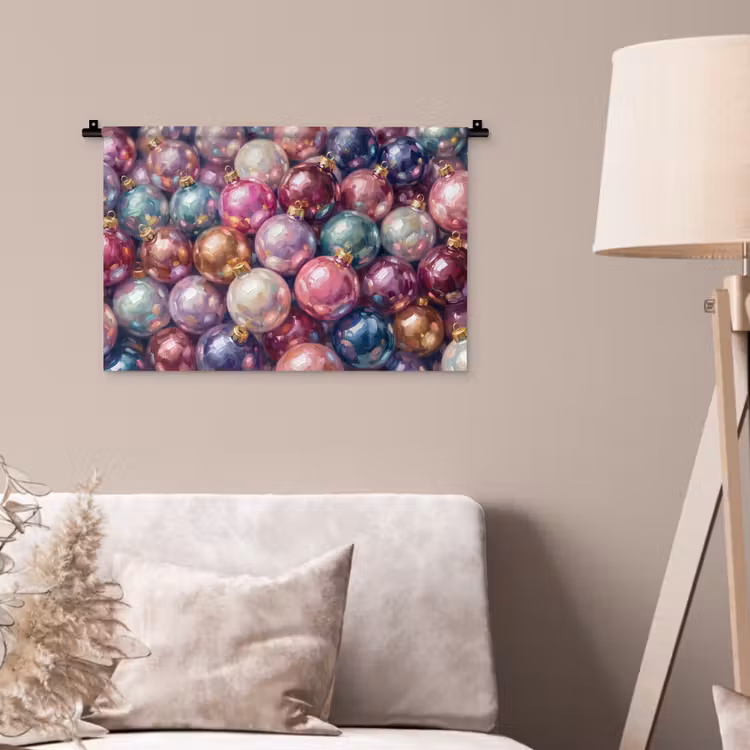 Wandteppich - Weihnachtsdekoration – Bunt – Festlich — 2