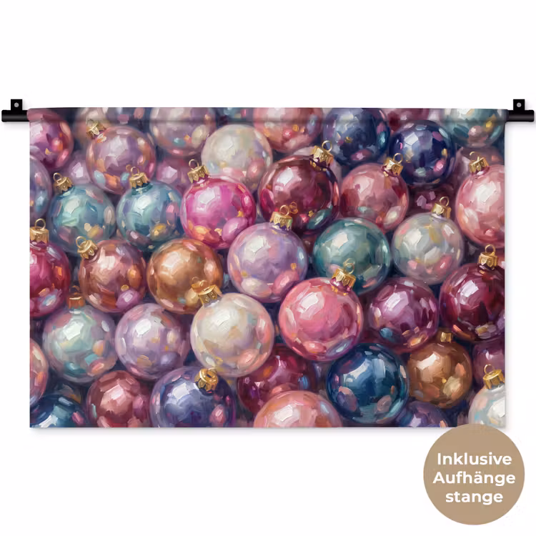 Wandteppich - Weihnachtsdekoration – Bunt – Festlich — 9
