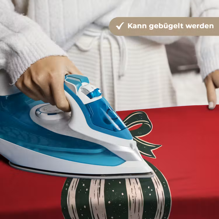 Wandteppich - Weihnachtskugel – Weihnachten – Rot — 10