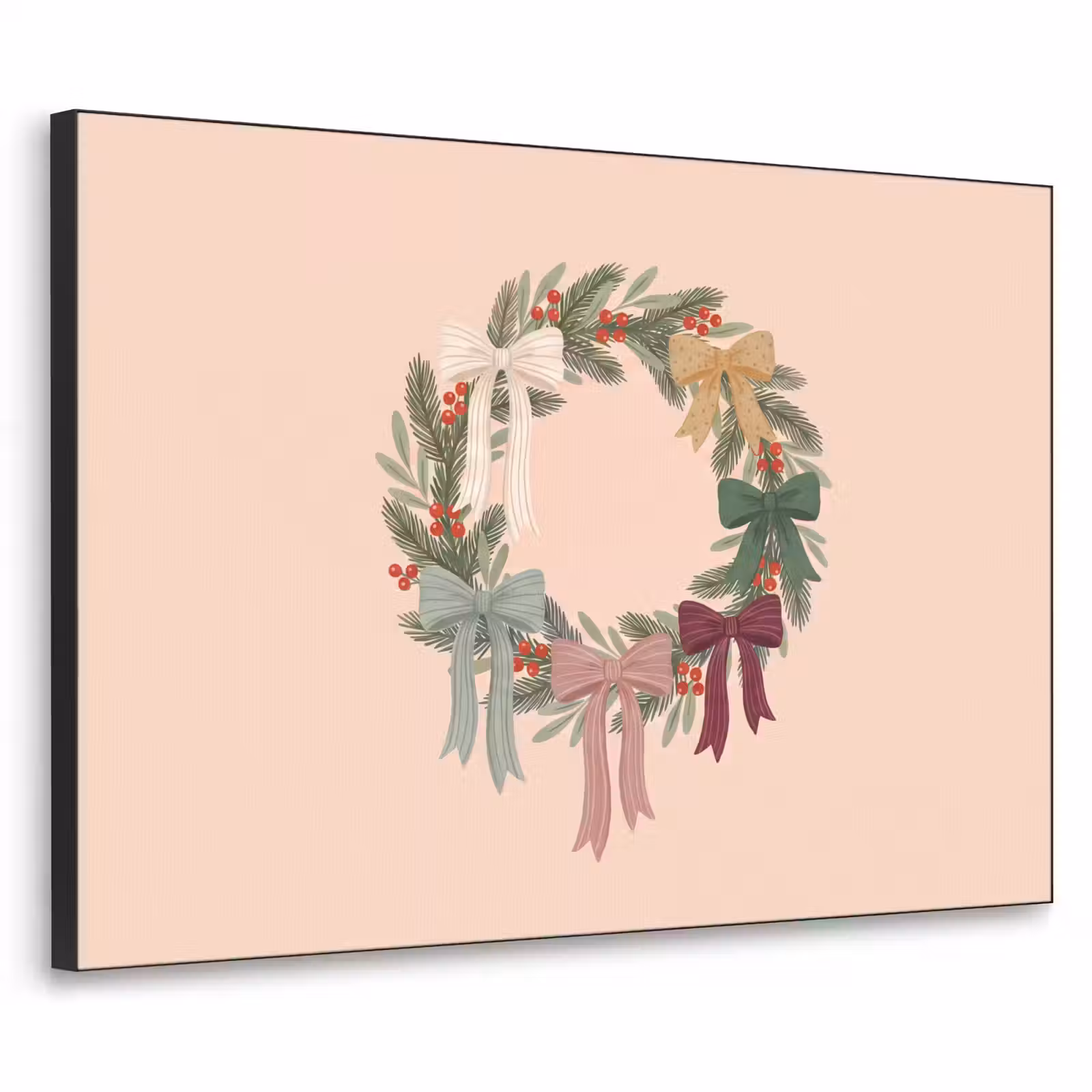 Art Frame - Weihnachtskranz – Schleifen – Weihnachten — 1