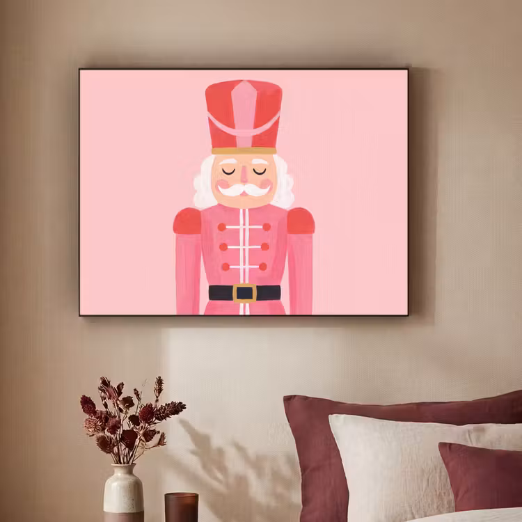 Art Frame - Nussknacker – rosa Illustration — 2