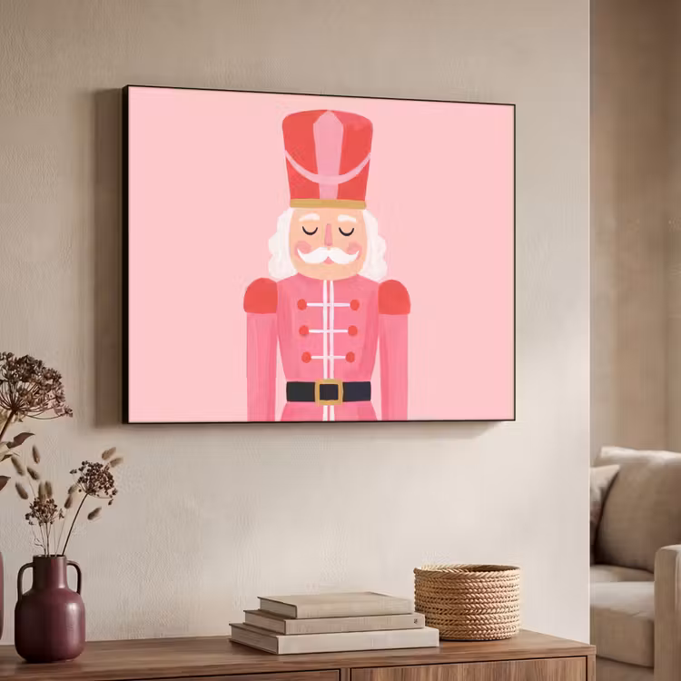 Art Frame - Nussknacker – rosa Illustration — 3