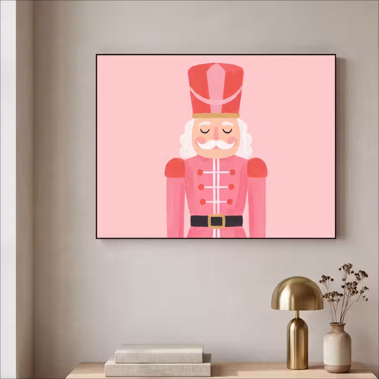 Art Frame - Nussknacker – rosa Illustration — 4