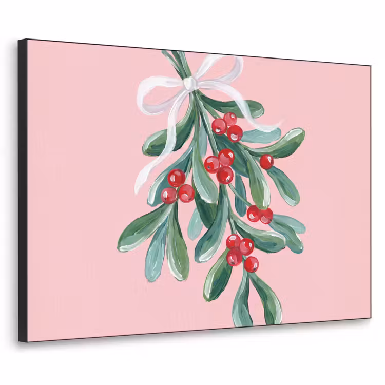 Art Frame - Pflanze – Weihnachten – Rosa — 1