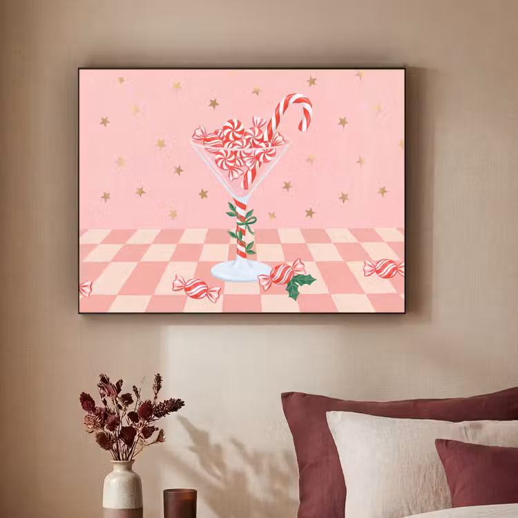 Art Frame - Süßigkeiten – Glas – Rosa — 2