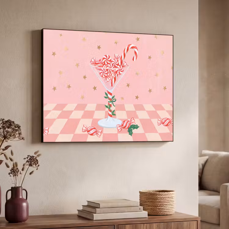Art Frame - Süßigkeiten – Glas – Rosa — 3