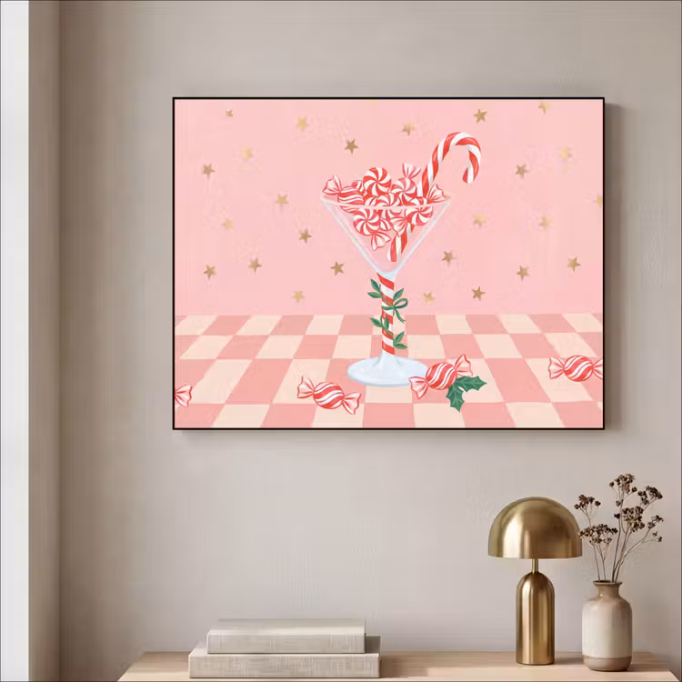 Art Frame - Süßigkeiten – Glas – Rosa — 4