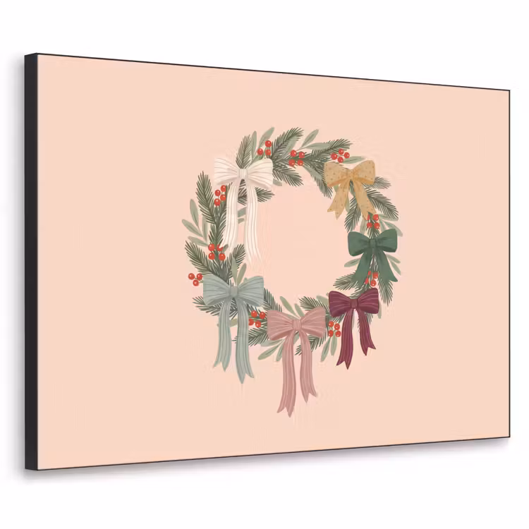 Art Frame - Weihnachtskranz – Schleifen – Weihnachten — 1