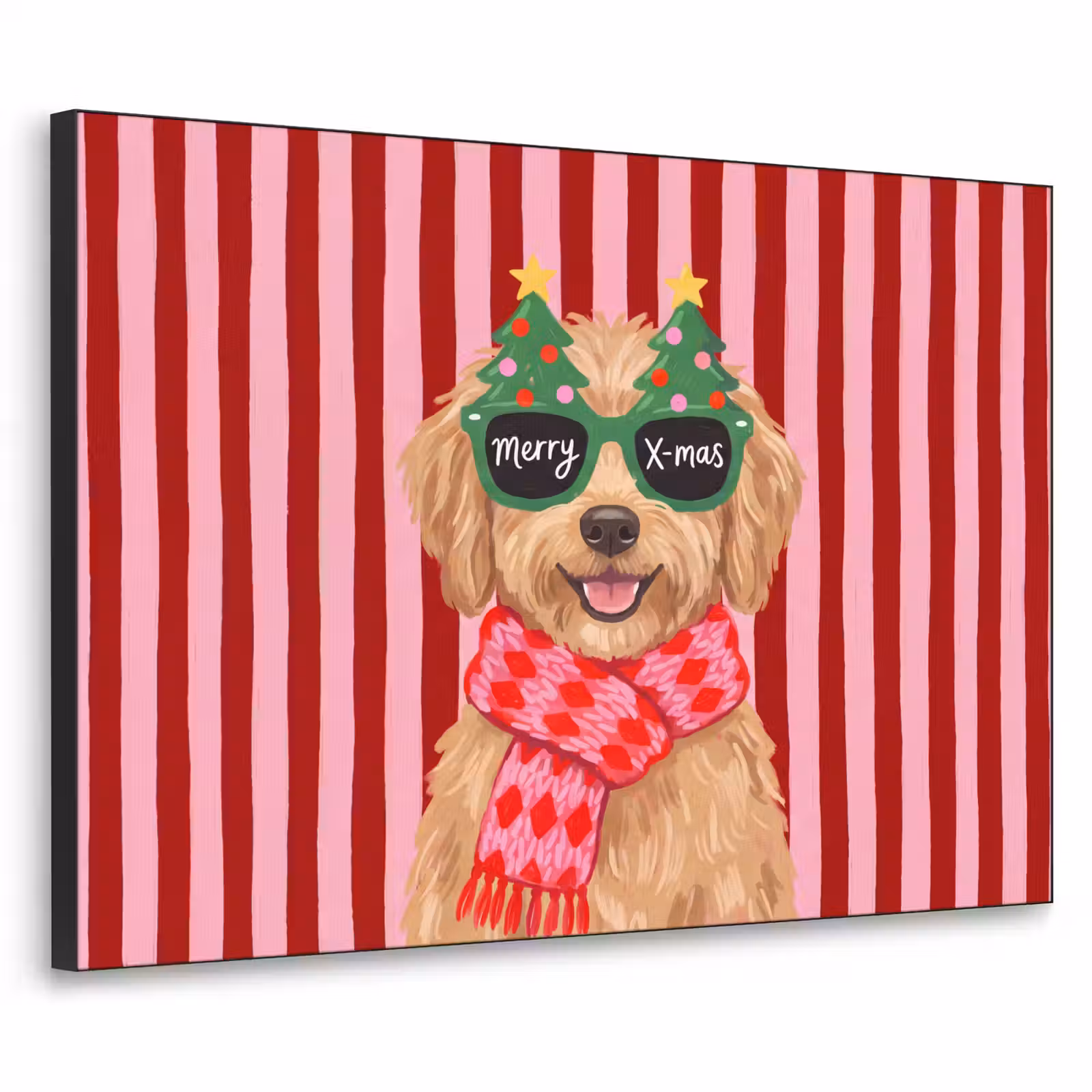Art Frame - Hund – Weihnachten – Rot — 1