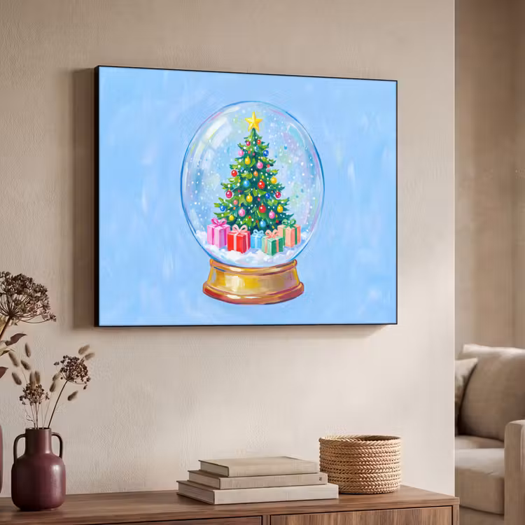 Art Frame - Schneekugel – Weihnachten – Geschenke — 3