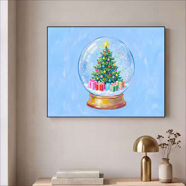 Art Frame - Schneekugel – Weihnachten – Geschenke — 4