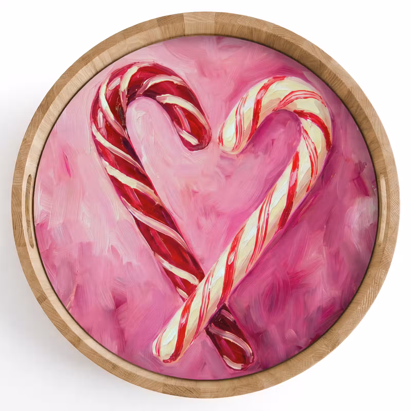 Tablett - Süßigkeiten – Herz – Rosa — 1