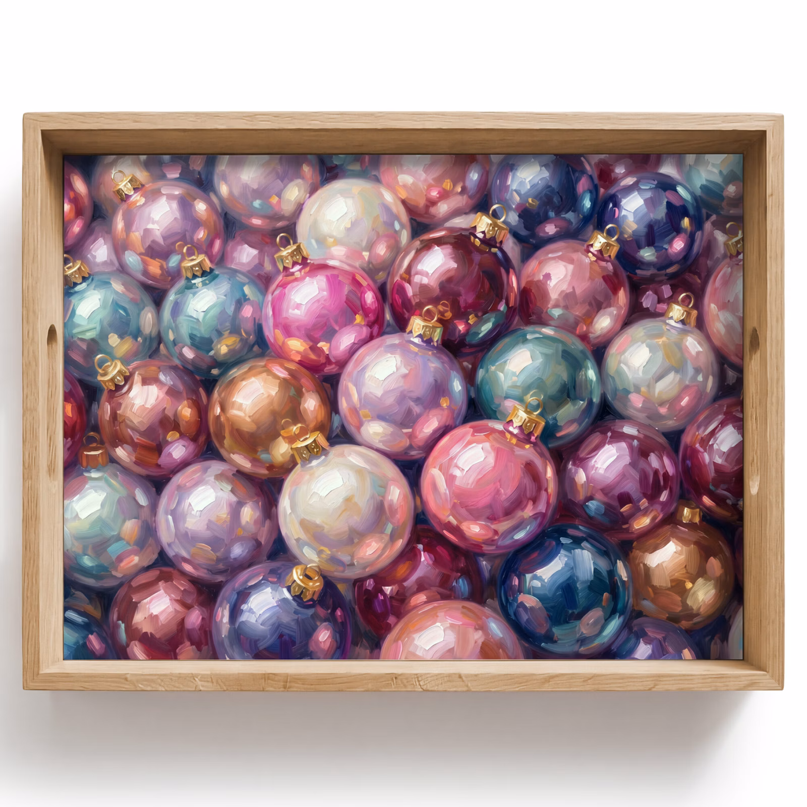 Tablett - Weihnachtsdekoration – Bunt – Festlich — 1