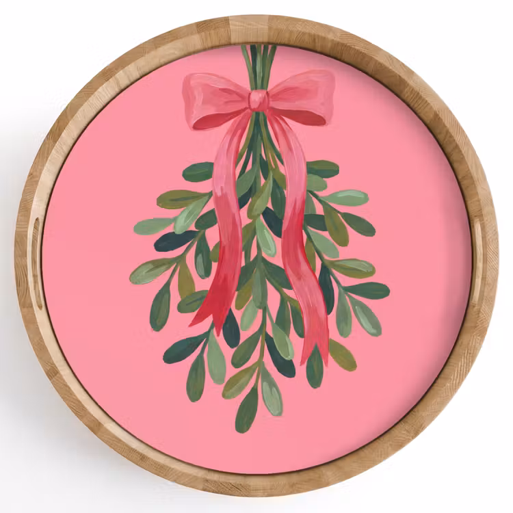 Tablett - Pflanze – Band – Rosa — 1