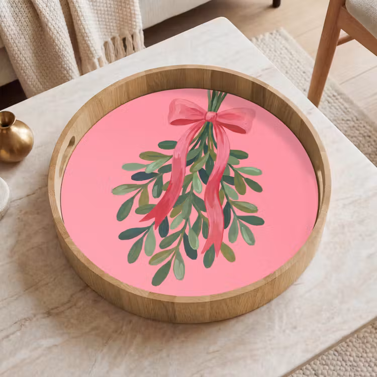 Tablett - Pflanze – Band – Rosa — 2