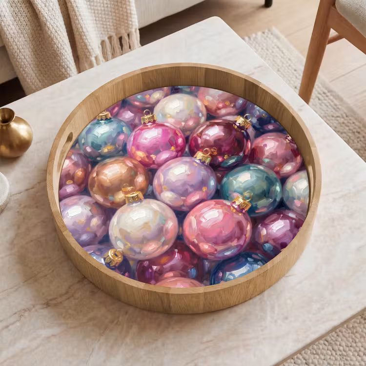 Tablett - Weihnachtsdekoration – Bunt – Festlich — 2