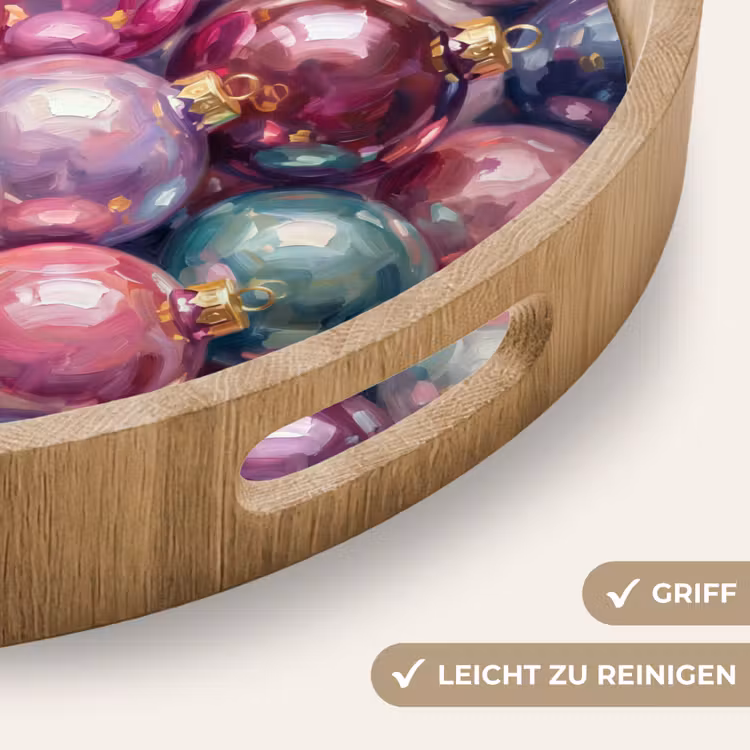 Tablett - Weihnachtsdekoration – Bunt – Festlich — 5