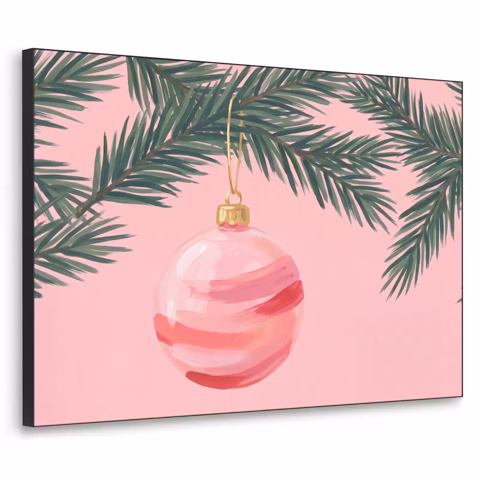 Art Frame - Weihnachtskugel – Rosa – Weihnachten — 1