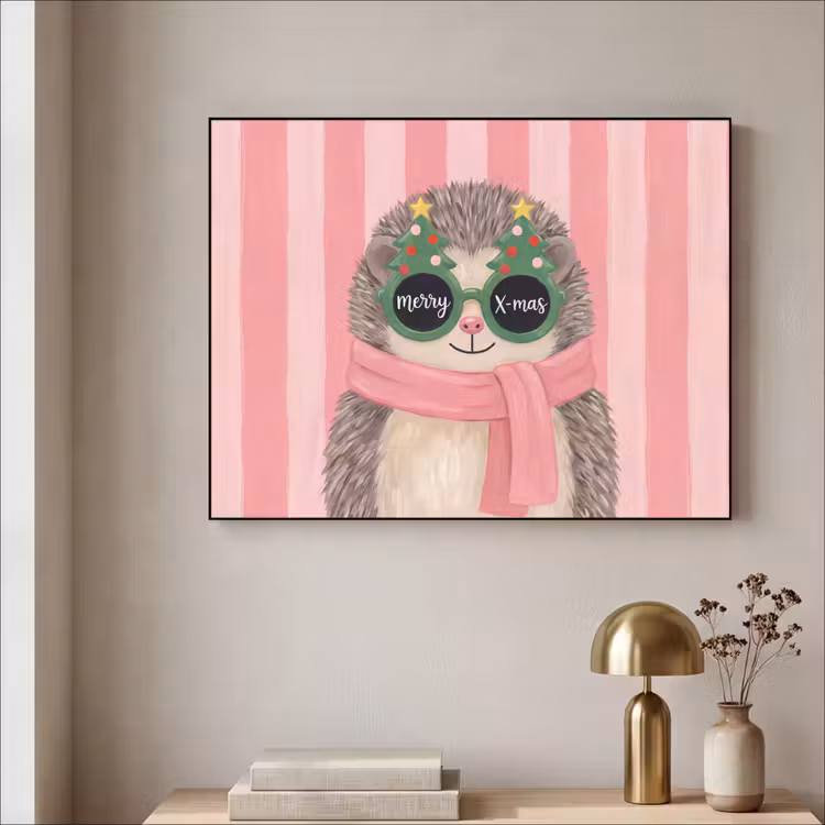 Art Frame - Igel – Weihnachten – Illustration — 4