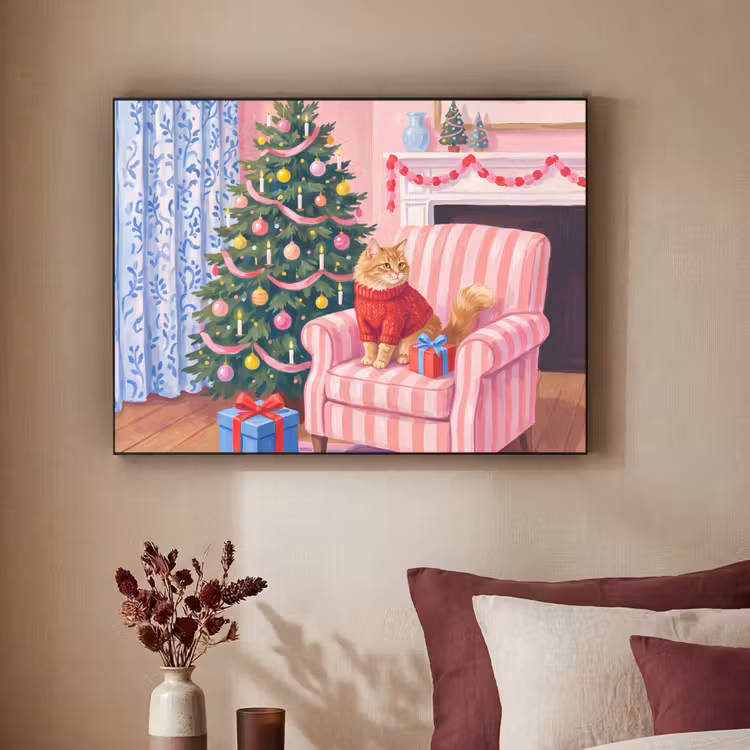 Art Frame - Katze – Weihnachten – Inneneinrichtung — 2